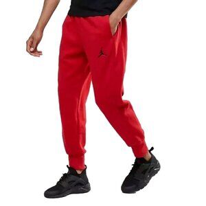 Nike Jordan Jumpman Red Joggers Jogging Track Pants Youth Large 12-13 Casual